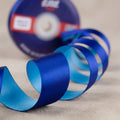 The Royal Tide – Royal Blue & Aqua Dual Tone Satin Ribbon, 20 mm   Littl
