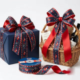 Gift wrapped with Race Day Kids printed ribbon from Littl