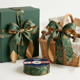 Gift wrapped with Palm House Botanical printed ribbon from Littl