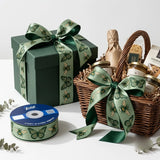 Gift wrapped with Butterfly & Bee Garden printed ribbon from Littl