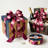 Gift wrapped with Ginkgo Rose Japanese printed ribbon from Littl