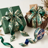 Gift wrapped with Toile Pastorale Toile de Jouy printed ribbon from Littl