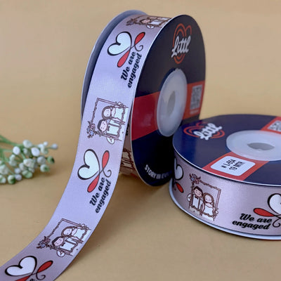 ribbon-Grey-Engagement Ribbon (L643 to L654)-Littl Ribbons