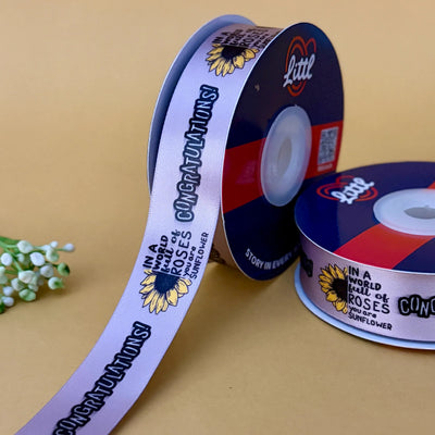 ribbon-Grey-Ribbons for Congratulations  (L680 to L690)-Littl Ribbons