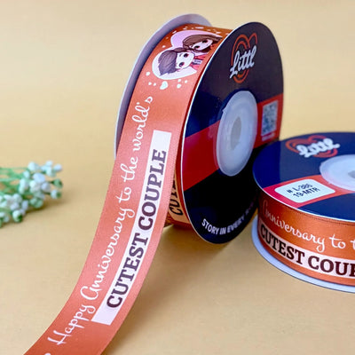 ribbon-Rust-Anniversary Ribbon ( L376 to L387)-Littl Ribbons