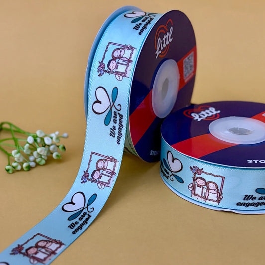 ribbon-Sea Green-Engagement Ribbon (L643 to L654)-Littl Ribbons