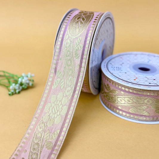 Ribbon-Pink-2350-1 inch Craft ribbon-18 mtrs-Littl Ribbons