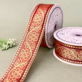 Multicolour Folk Saree Lace Border 25mm - Design 2350 - Dark Green by Littl India