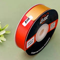 Ribbon-Satin Ribbon Red Beige Dual Color Double Side Two Tone Gift Garments-Littl