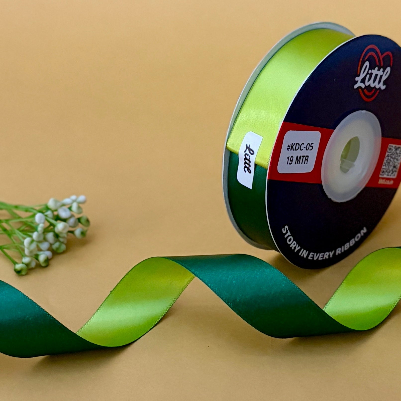 Ribbon--KDC-05 - DUAL COLOR RIBBON-19 Mtrs-Littl Ribbons